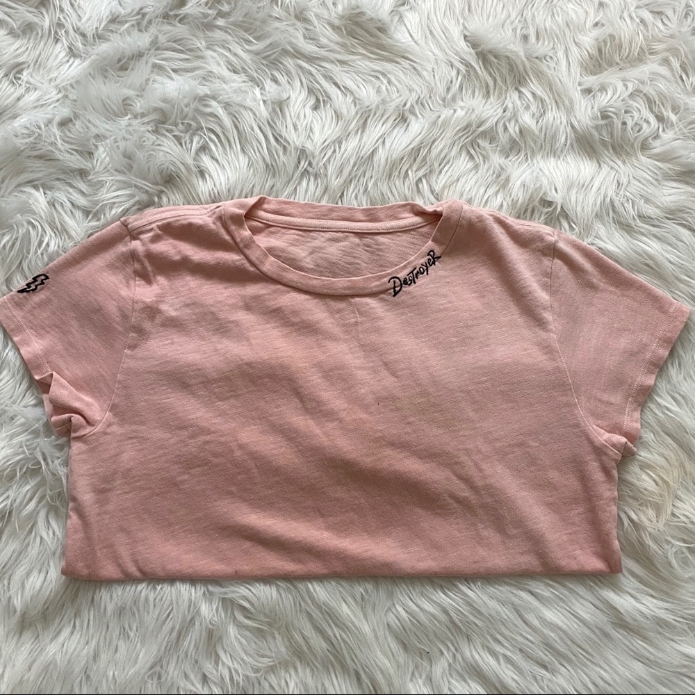 MOTHER DENIM embroided t shirt